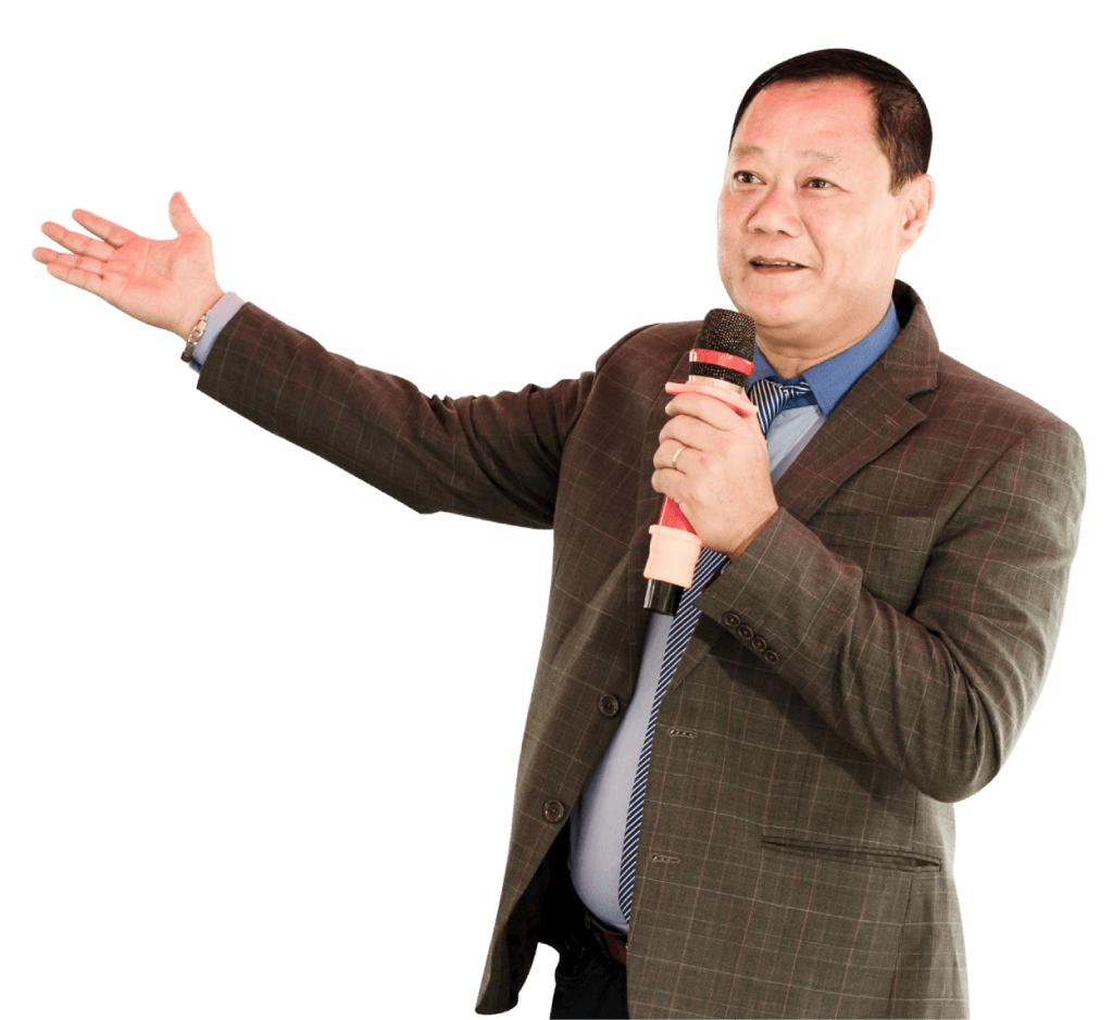 Giám đốc Lê Văn Hoà phát biểu