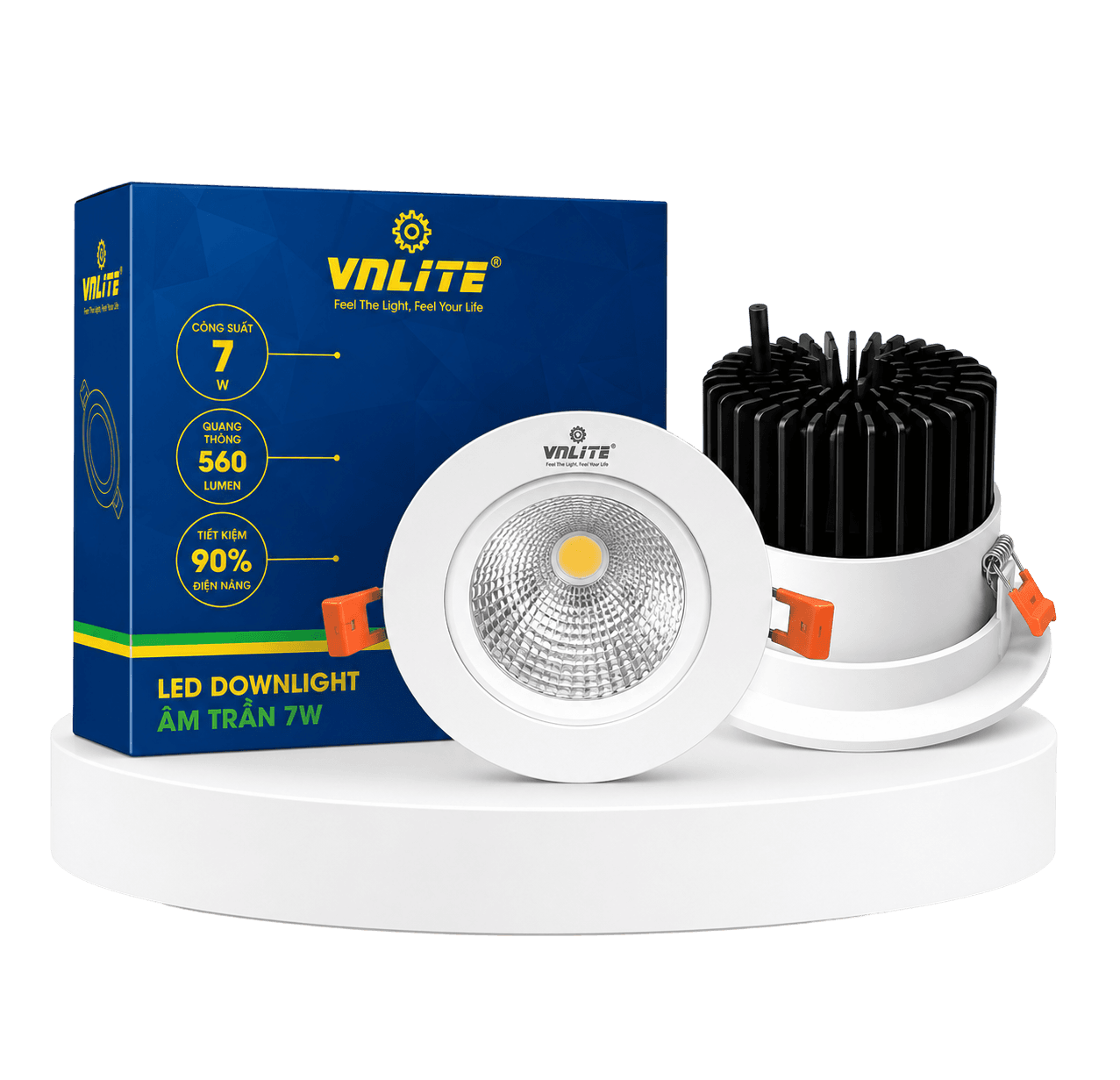 VNLITE LED DOWNLIGHT COB 12W 3000K